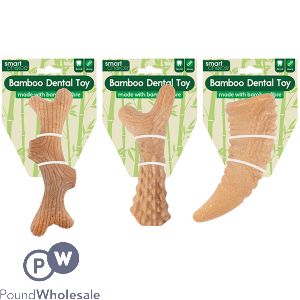 Smart Choice Bamboo Shaped Dental Dog Toy Assorted