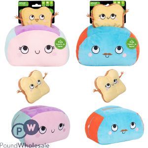 Smart Choice Squeaky Plush Treat Dispensing Dog Toy Assorted