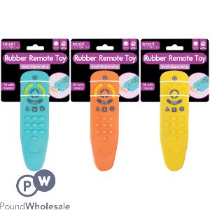 Smart Choice Rubber Treat Dispensing Tv Remote Dog Toy Assorted Colours