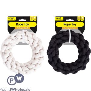 Smart Choice Knotted Rope Ring Dog Toy 16cm Assorted Colours
