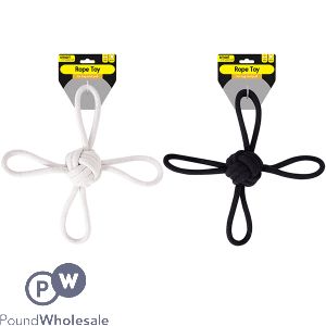 Smart Choice Cross Rope Dog Toy 34cm Assorted Colours