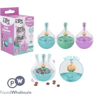 Smart Choice Treat Dispensing Jingle Cat Toy Assorted Colours