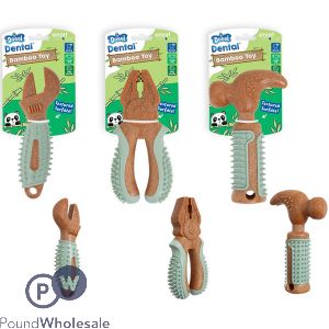Smart Choice Dental Bamboo Tool Dog Toy Assorted
