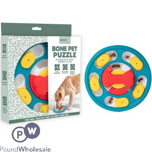 Smart Choice Interactive Treat Hiding Bone Dog Puzzle