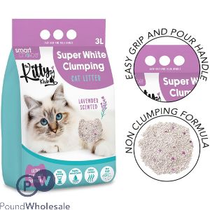 Smart Choice Super White Lavender Clumping Cat Litter 3l