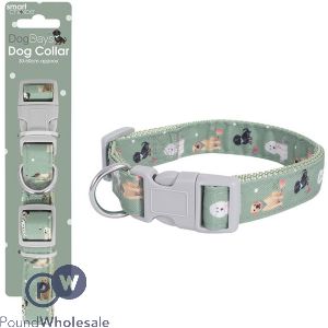 Smart Choice Dog Print Green Dog Collar 30cm-50cm