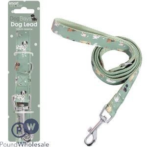 Smart Choice Dog Print Dog Lead 2cm X 120cm