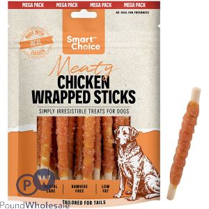 Smart Choice Meaty Chicken-wrapped Sticks Dog Treats 252g