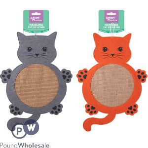 Smart Choice Hanging Cat Scratch Mat 42cm X 23cm Assorted Colours