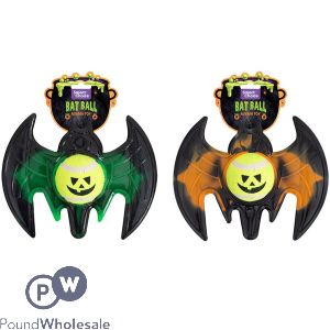 Smart Choice Halloween 2-in-1 Rubber Bat & Ball Dog Toy 21cm Assorted Colours