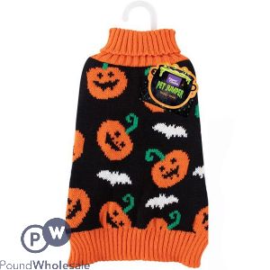 Smart Choice Halloween Pumpkin Dog Jumper Small 30cm