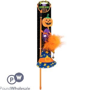 Smart Choice Halloween Catnip Wicked Wand Cat Teaser Toy 41cm 3 Pack