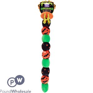 Smart Choice Halloween Plush Rope Squeaky Creepy Crawler Caterpillar Dog Toy 72cm