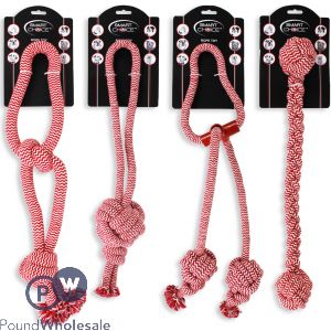 Smart Choice Heavy Duty Rope Dog Toys 4 Assorted