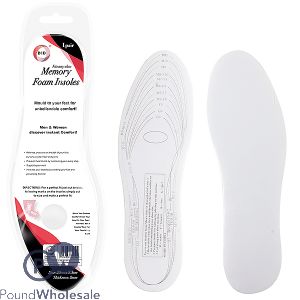 DID MEMORY FOAM INSOLES 1 PAIR