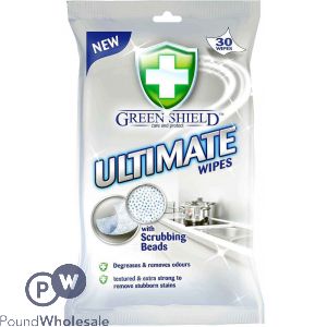 Green Shield Ultimate Wipes 30 Sheets