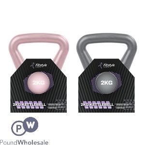 Fitstyle Kettlebell 2kg Assorted Colours