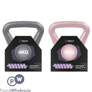 Fitstyle Kettlebell 4kg Assorted Colours