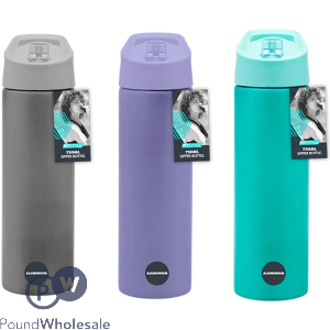 Fitstyle Aluminium Single Wall Sipper Water Bottle 750ml Assorted Colours