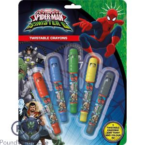 Spiderman Silky Twistable Crayons 