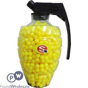 1600pc Bb Yellow Plastic Bullets In Hand Grenade Design