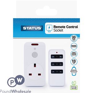 Status 13A Remote Controlled Socket 2000W