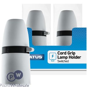 SWITCHED BC LAMP HOLDER CORD GRIP