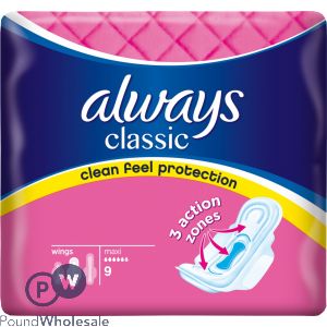 Always Classic 9 Maxi Towels