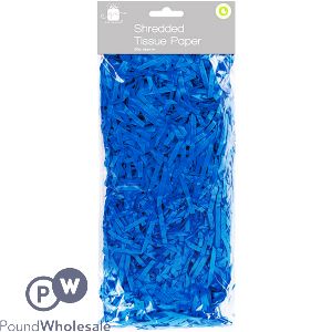 GIFTMAKER BLUE SHREDDED TISSUE PAPER 25G