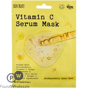 Skin Treats Vitamin C Biodegradable Serum Face Mask Cdu