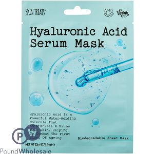 Skin Treats Hyaluronic Acid Biodegradable Serum Face Mask Cdu