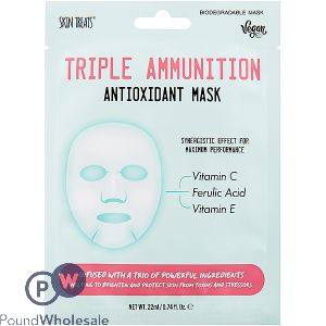 Skin Treats Triple Ammunition Antioxidant Face Mask Cdu