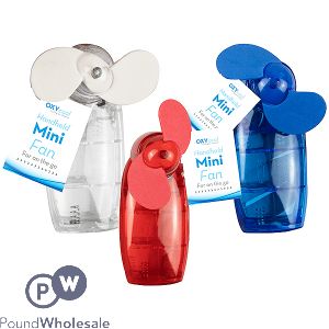 Oxycool Handheld Mini Fan Cdu Assorted Colours