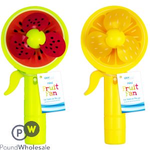 Oxycool Mini Fruit Fan 17.8cm CDU Assorted