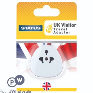 UK VISITOR ADAPTOR 1 PACK BLISTER 