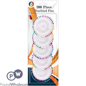 Did Pearlized Pins Assorted Colours 200pc