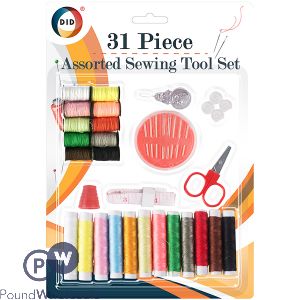 DID ASSORTED SEWING TOOL SET 31PC