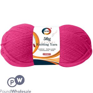 Did Pink Knitting Yarn 50g