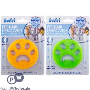 Swirl Washer & Dryer Pet Hair Remover Assorted Colours