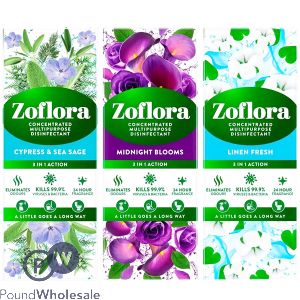 ZOFLORA ODOUR NEUTRALISING DISINFECTANT 120ML ASSORTED