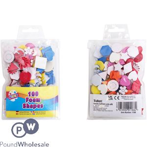 Artbox Assorted Foam Shapes 100 Pack