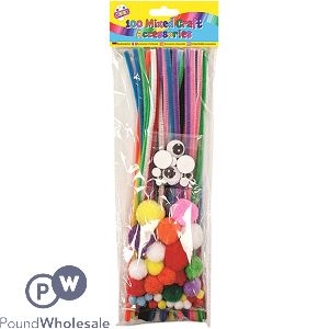 Artbox Mixed Craft Accessories 100 Pack