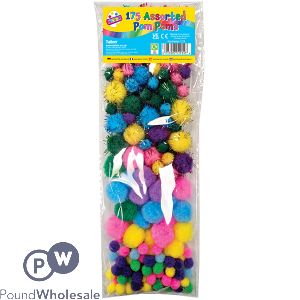 Artbox Assorted Pom Poms Set 175pc