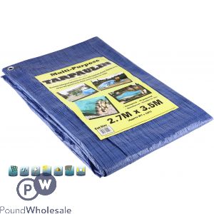 Tarpaulin Blue/green 2.7m X 3.5m