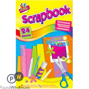 Artbox Scrapbook Multi-coloured Paper 24 Sheets