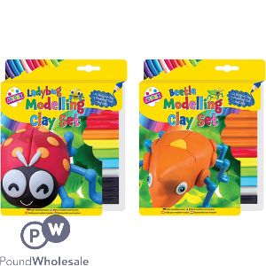 Artbox Ladybug & Beetle Modelling Clay Set Assorted