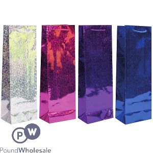 Holographic Gift Bag Bottle 