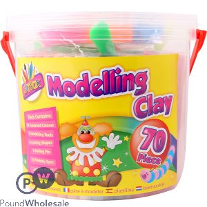 Artbox Modelling Clay Tub Set 70pc