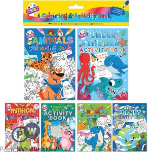 Artbox Mini Boys' Colouring & Activity Books 6 Pack