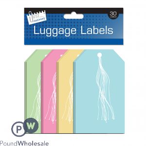 30 Luggage Labels